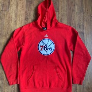 Adidas NBA 76ers Sixers hoodie Youth Large
